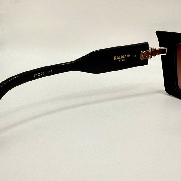 Balmain Admirable BPS-130D-52 — Black/Rose — Cat 3 — Titanium — Made in Japan